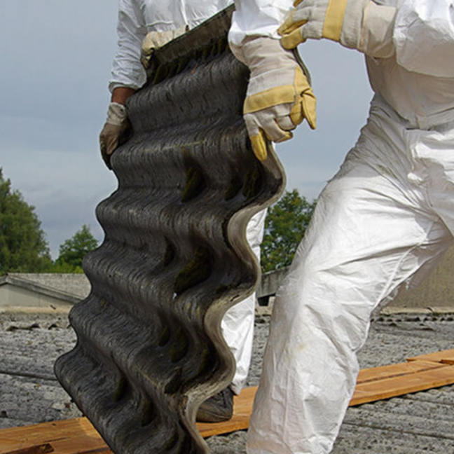 Asbesthaltige Abfälle