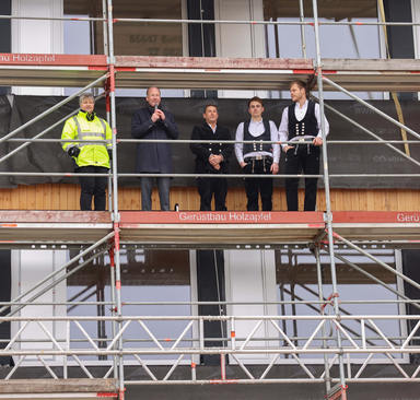 Richtfest für das neue Umweltkompetenzzentrum in Langerringen